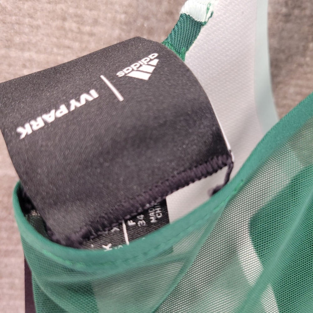 Adidas IVY PARK Green Zip Front Racerback Sports Bra XS - Picture 6 of 7